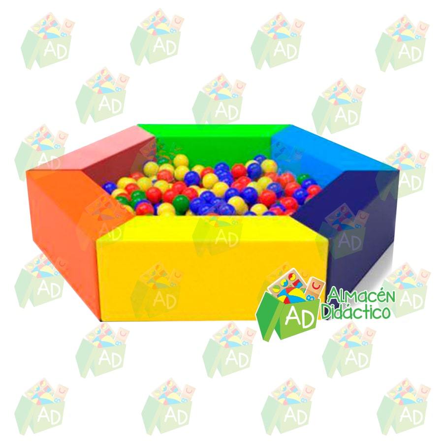 ALBERCA DE PELOTAS CONSTRUCTOR 6 PZAS