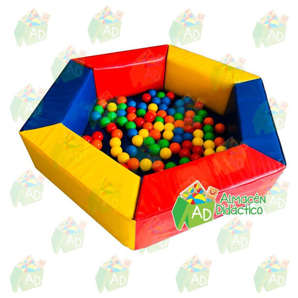 ALBERCA DE PELOTAS CONSTRUCTOR 6 PZAS