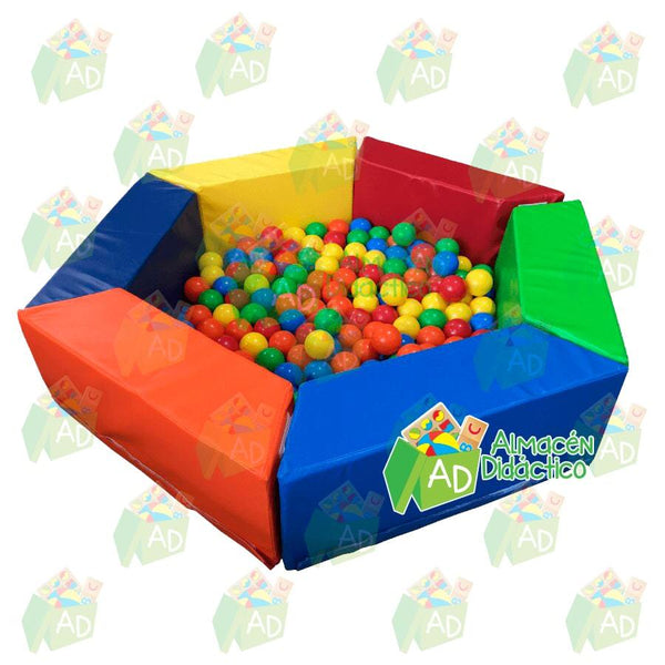 ALBERCA DE PELOTAS CONSTRUCTOR 6 PZAS