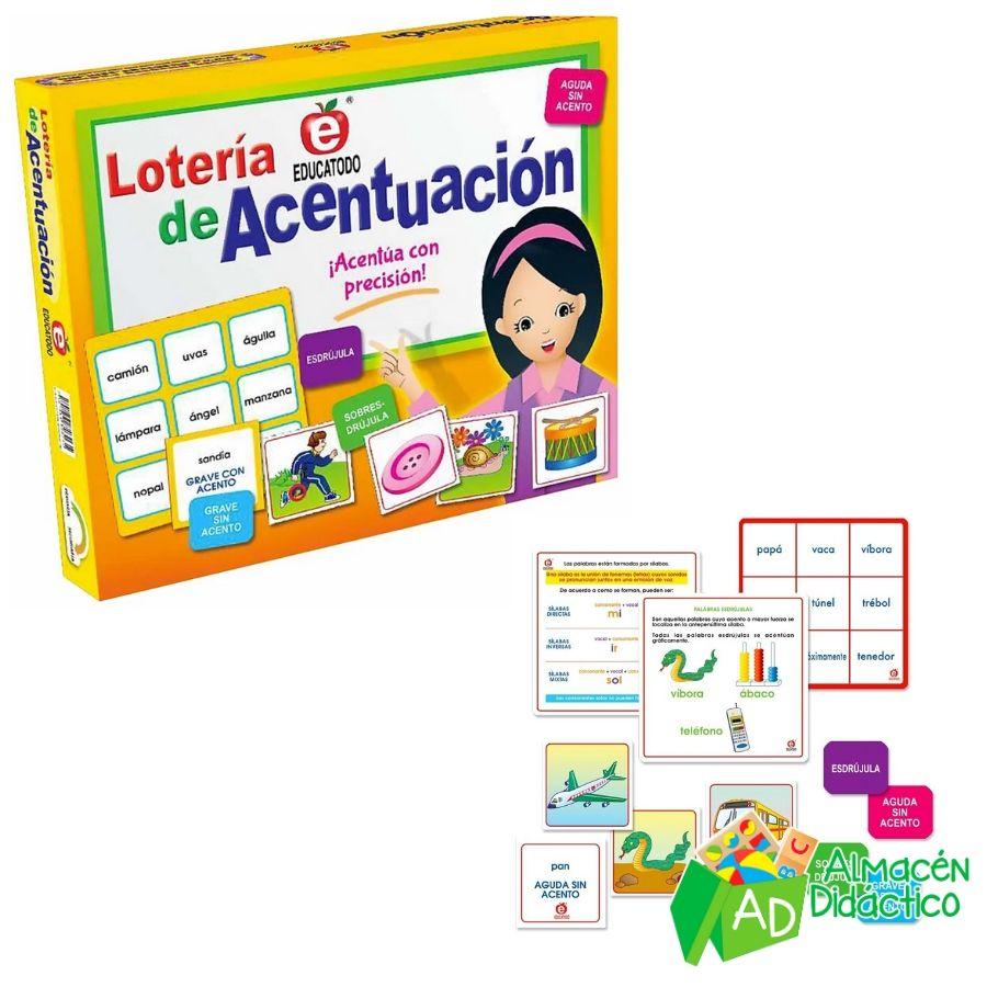 LOTERIA EDUCATODO DE ACENTUACIÓN