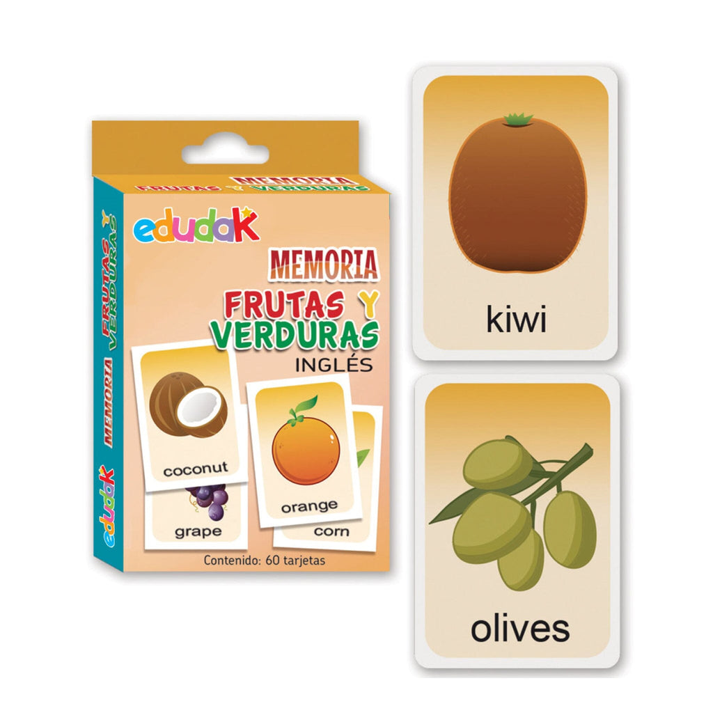 MEMORIA FRUTAS Y VERDURAS (INGLES)
