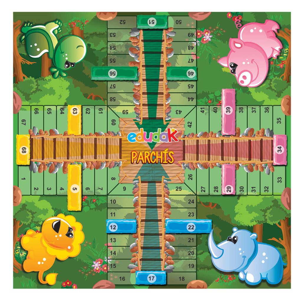 TAPETE PARCHIS 150X150 CM