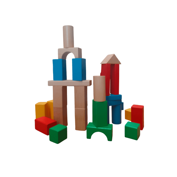 Bloques de madera 100 piezas