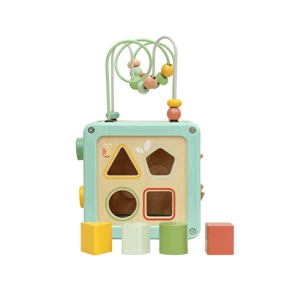 Cubo de actividades color pastel