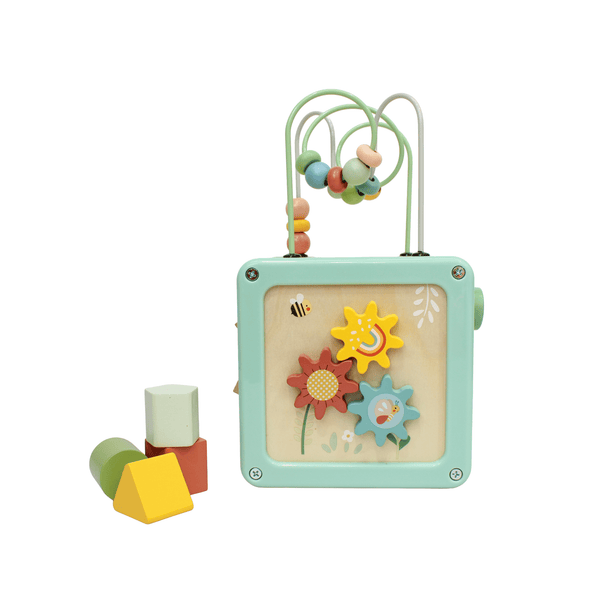 Cubo de actividades color pastel