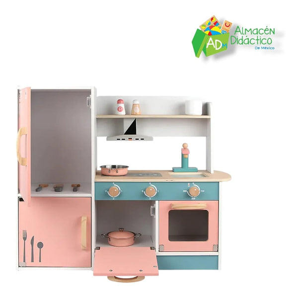 Cocina con Refrigerador Para Niños