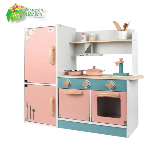 Cocina con Refrigerador Para Niños