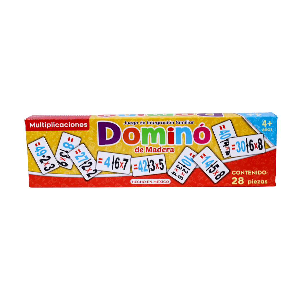 DOMINO DE LINEA MULTIPLICACIONES