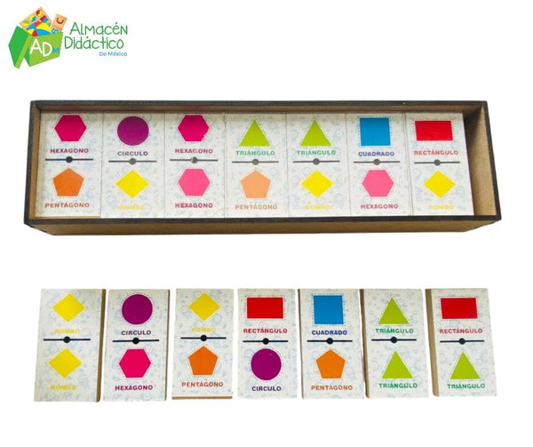 DOMINO DE LINEA FIGURAS GEOMETRICAS