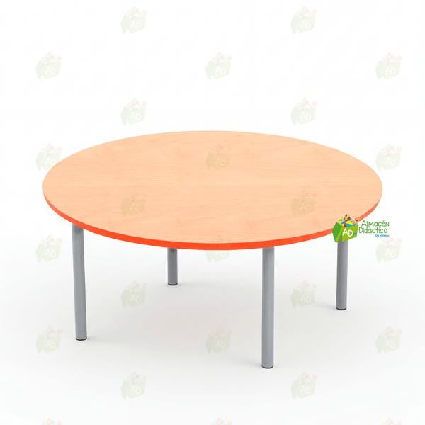 MESA JARDIN DE NIÑOS CIRCULAR COLOR NATURAL