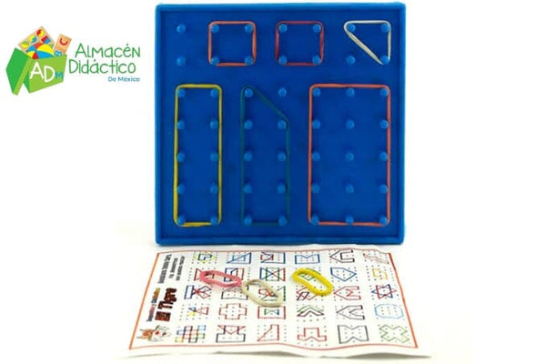 GEOPLANO PLASTICO 14 X 14 CM