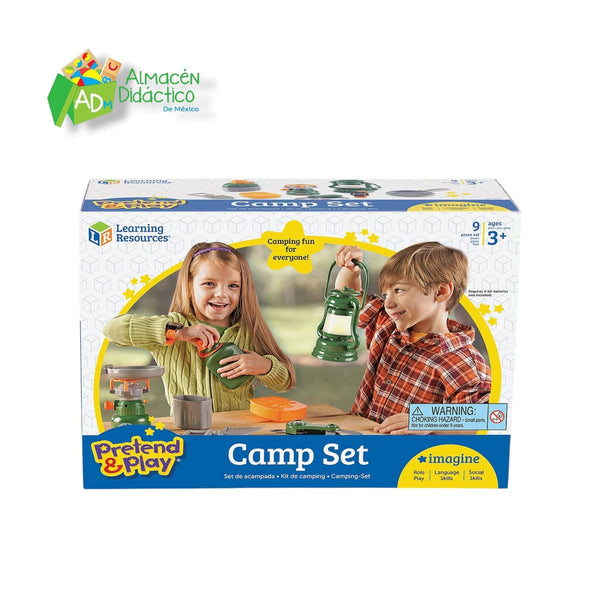 JUEGO DE CAMPAMENTO PRETEND & PLAY - PRETEND & PLAY CAMP SET