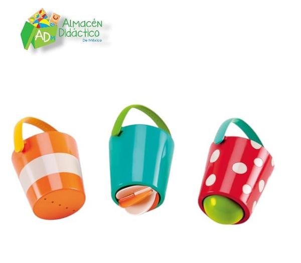 JUEGO DE CUBOS ALEGRES - HAPE- HAPPY BUCKETS SET