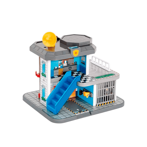 Juego de estación de policía y bomberos