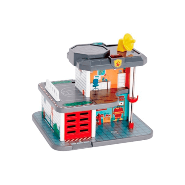 Juego de estación de policía y bomberos