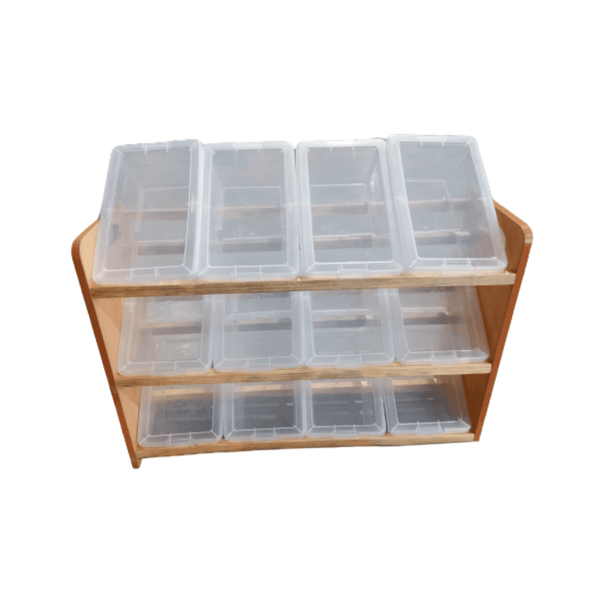 Juguetero con 12 contenedores