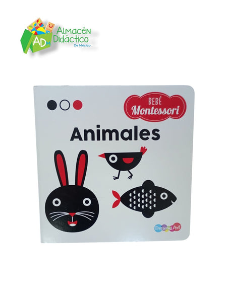 LIBRO- BEBE MONTESSORI ANIMALES