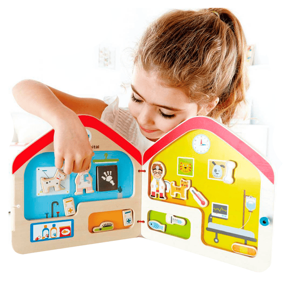 Libro magnético infantil veterinario Hape