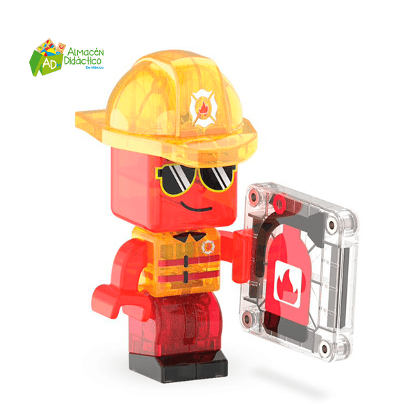 MAGNA-TILES FIRE RESCUE / RESCATE CONTRA INCENDIOS