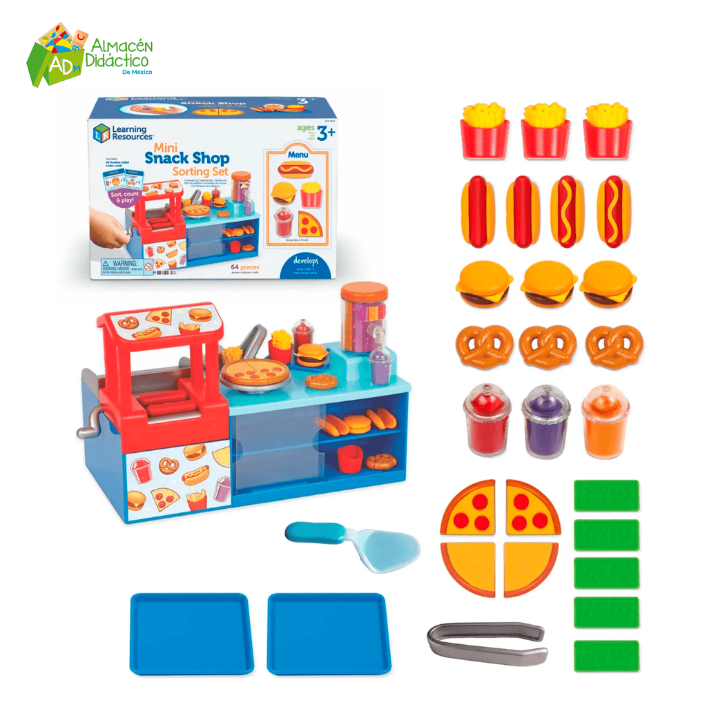 MINI SET ALMACENAMIENTO SNACKS / MINI  SNACK SHOP STORTING SET