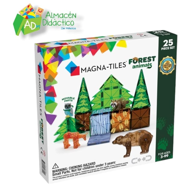 Magna Tiles de Construcción Bosque para Niños