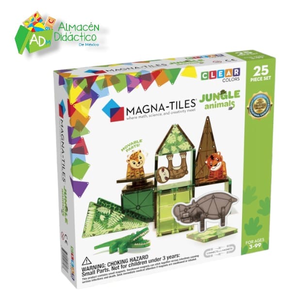 Magna Tiles de Construccion Jungla para Niños