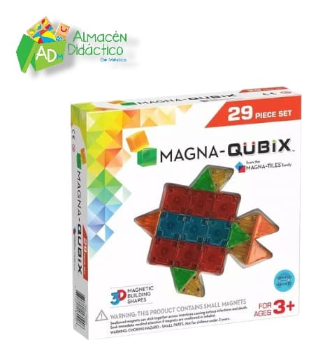 Magna Tiles de Construcción Qubix para Niños