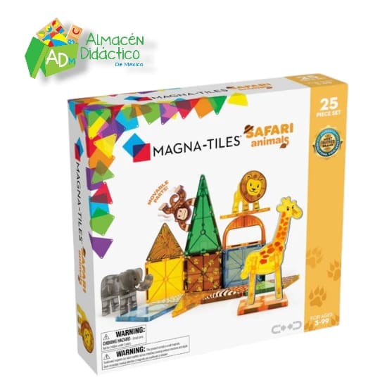 Magna Tiles de Construcción Safari para Niños