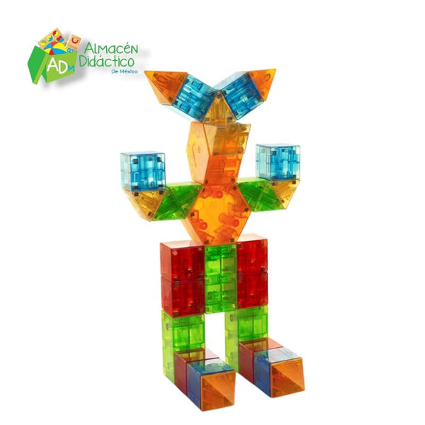 Magna Tiles de Construcción Qubix para Niños