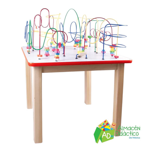 MESA CON ALAMBRES GRANDE