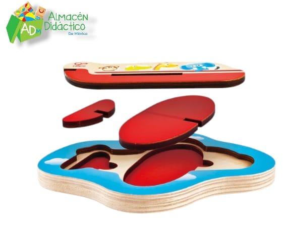 ROMECABEZAS DE AVIÓN EN 3D - HAPE - 3D AIRPLANE PUZZLE