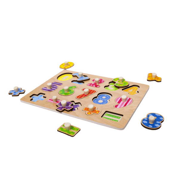 Rompecabezas de números con pija