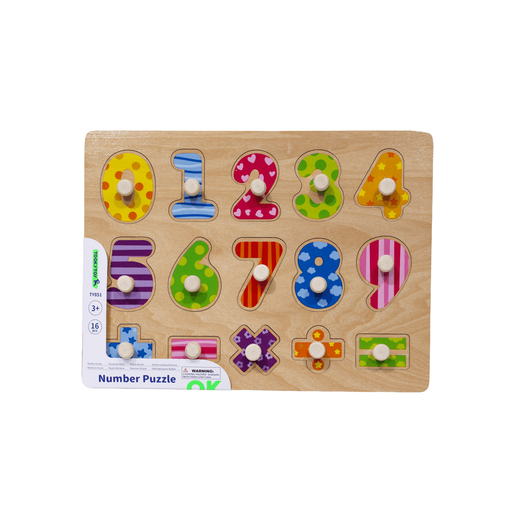 Rompecabezas de números con pija