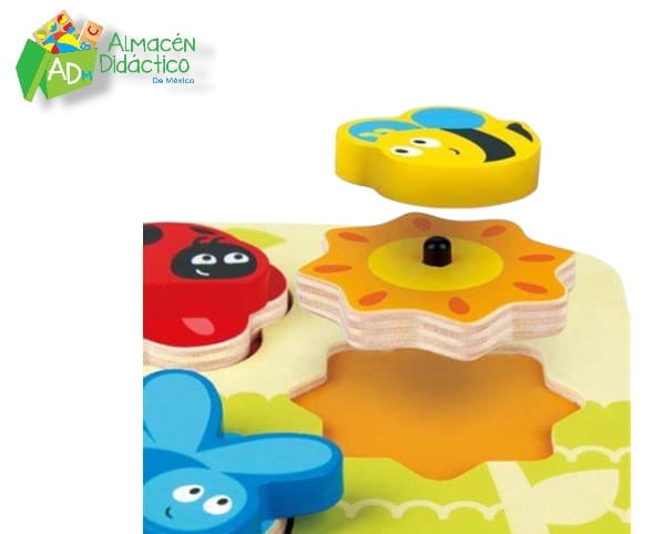 ROMPECABEZAS DINAMICO DE INSECTOS - HAPE - DYNAMIC INSECT PUZZLE