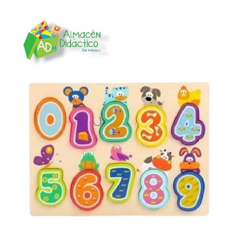 ROMPECABEZAS NUMEROS Y ANIAMLES