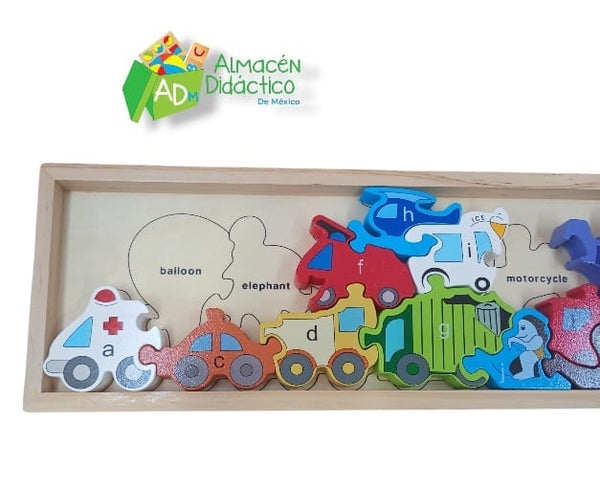 ROMPECABEZAS TRANSPORTES ABC