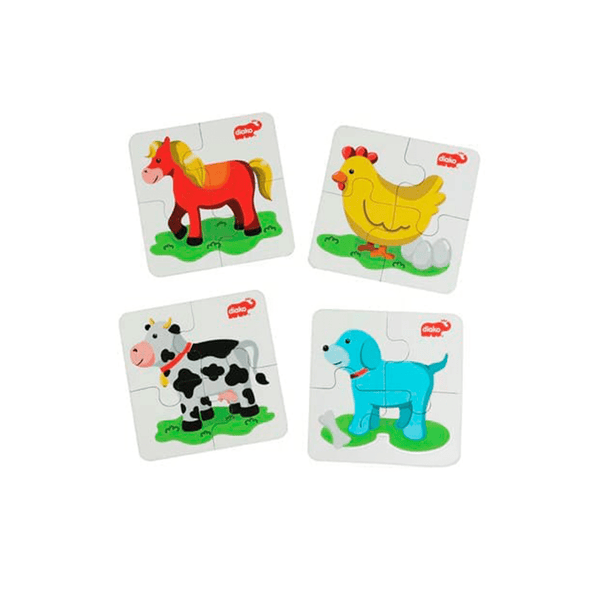 Rompecabezas de la granja 4x4