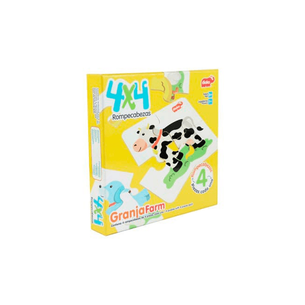 Rompecabezas de la granja 4x4