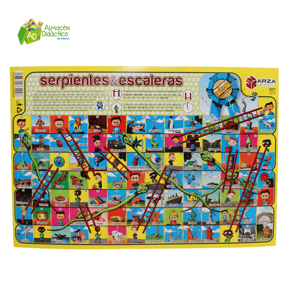 JUEGO DE SERPIENTES Y ESCALERAS