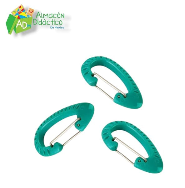 SET DE TRES MOSQUETONES - HAPE - THREE CARABINER SET