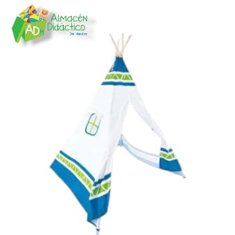 TIENDA TIPI AZUL- HAPE  - TEEPEE TENT  (BLUE)