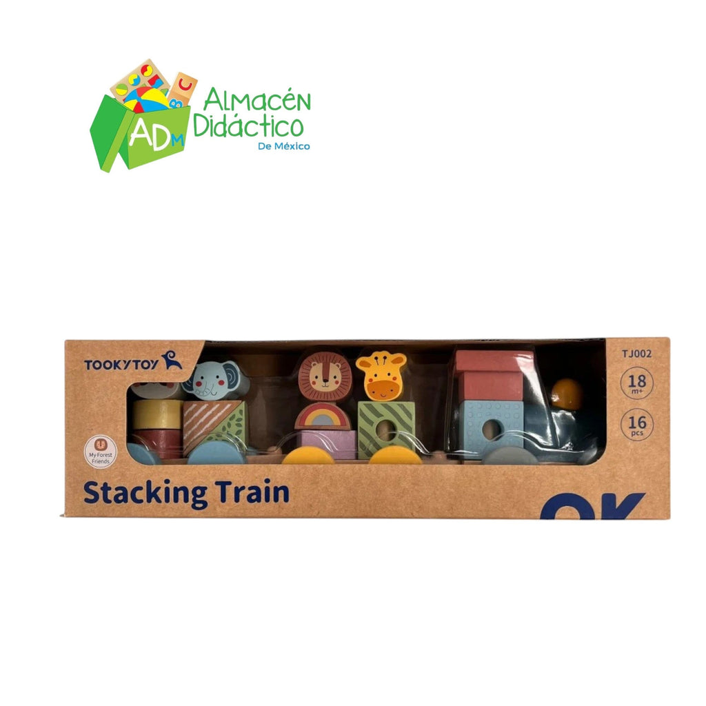 TREN APILABLE ANIMALES DE LA SELVA DE MADERA