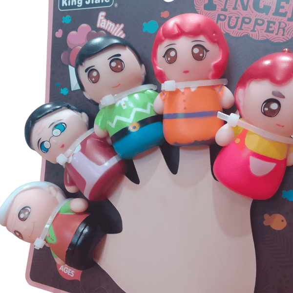 Títeres de dedo de plástico