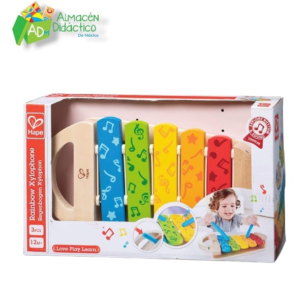 XILOFONO ARCOIRIS - HAPE - RAINBOW XYLOPHONE