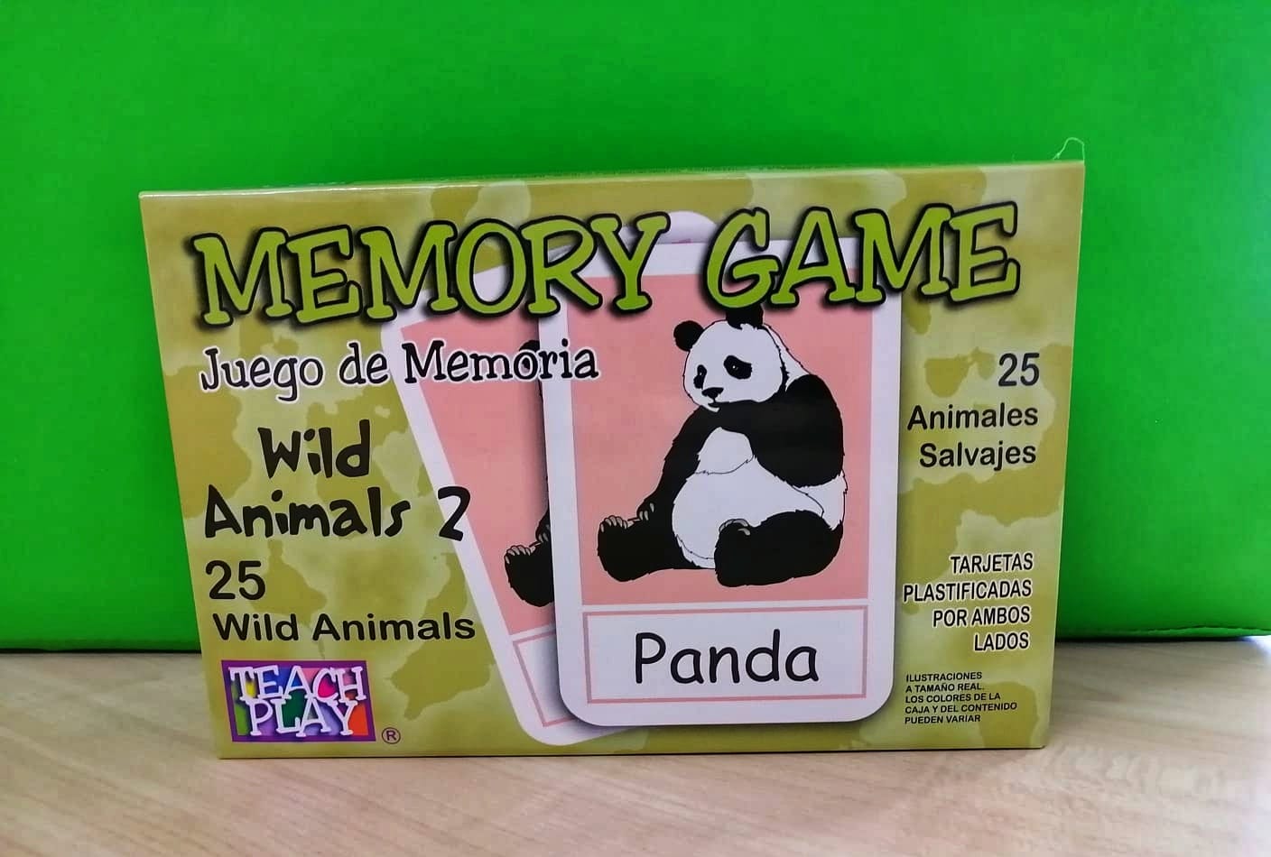 MEMORY GAME WILD ANIMALS 2