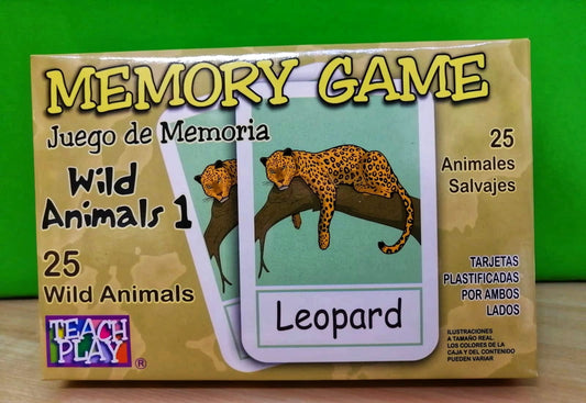 MEMORY GAME WILD ANIMALS 1