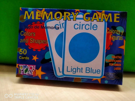 MEMORY GAME COLORS AND SHAPES