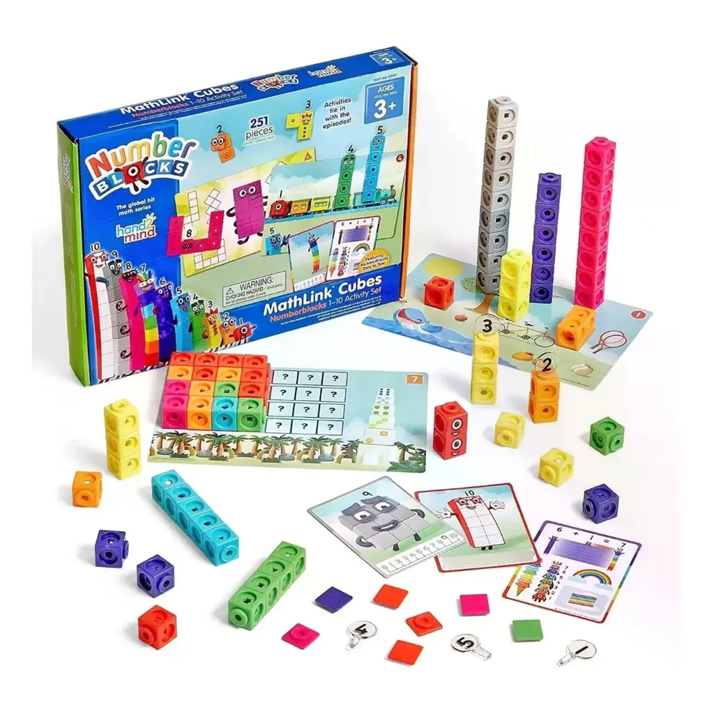 CONJUNTO DE ACTIVIDADES MATHLINK CUBES NUMBERBLOCKS DEL 1 AL 10