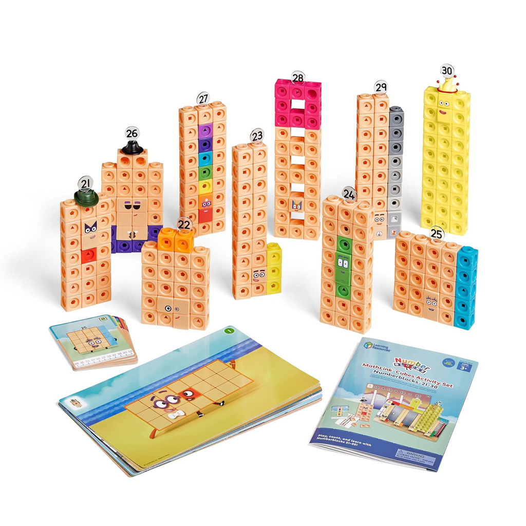 CONJUNTO DE ACTIVIDADES MATHLINK CUBES NUMBERBLOCKS 21 AL 30