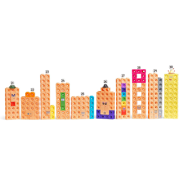 CONJUNTO DE ACTIVIDADES MATHLINK CUBES NUMBERBLOCKS 21 AL 30